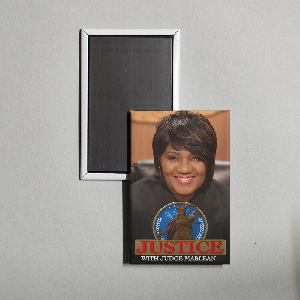 Justice with Judge Mablean TV Show Fridge Magnet