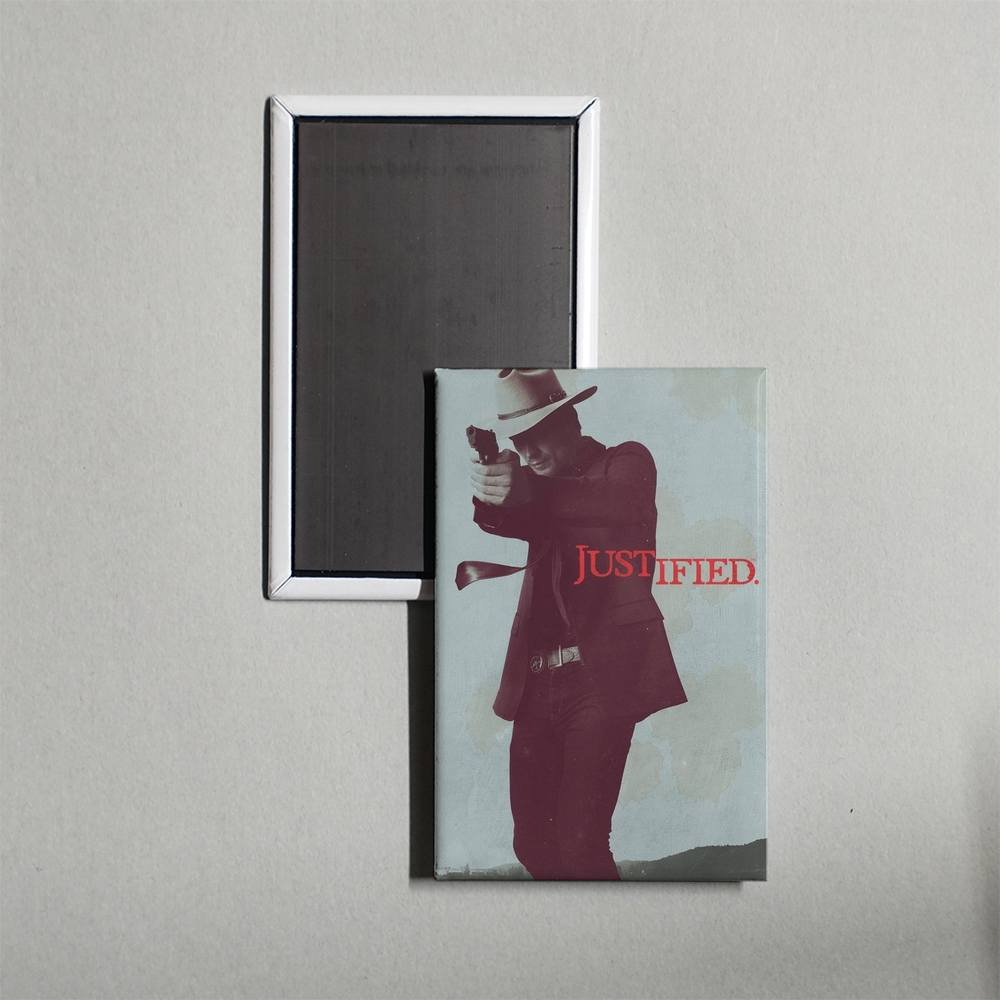 Justified TV Show Fridge Magnet