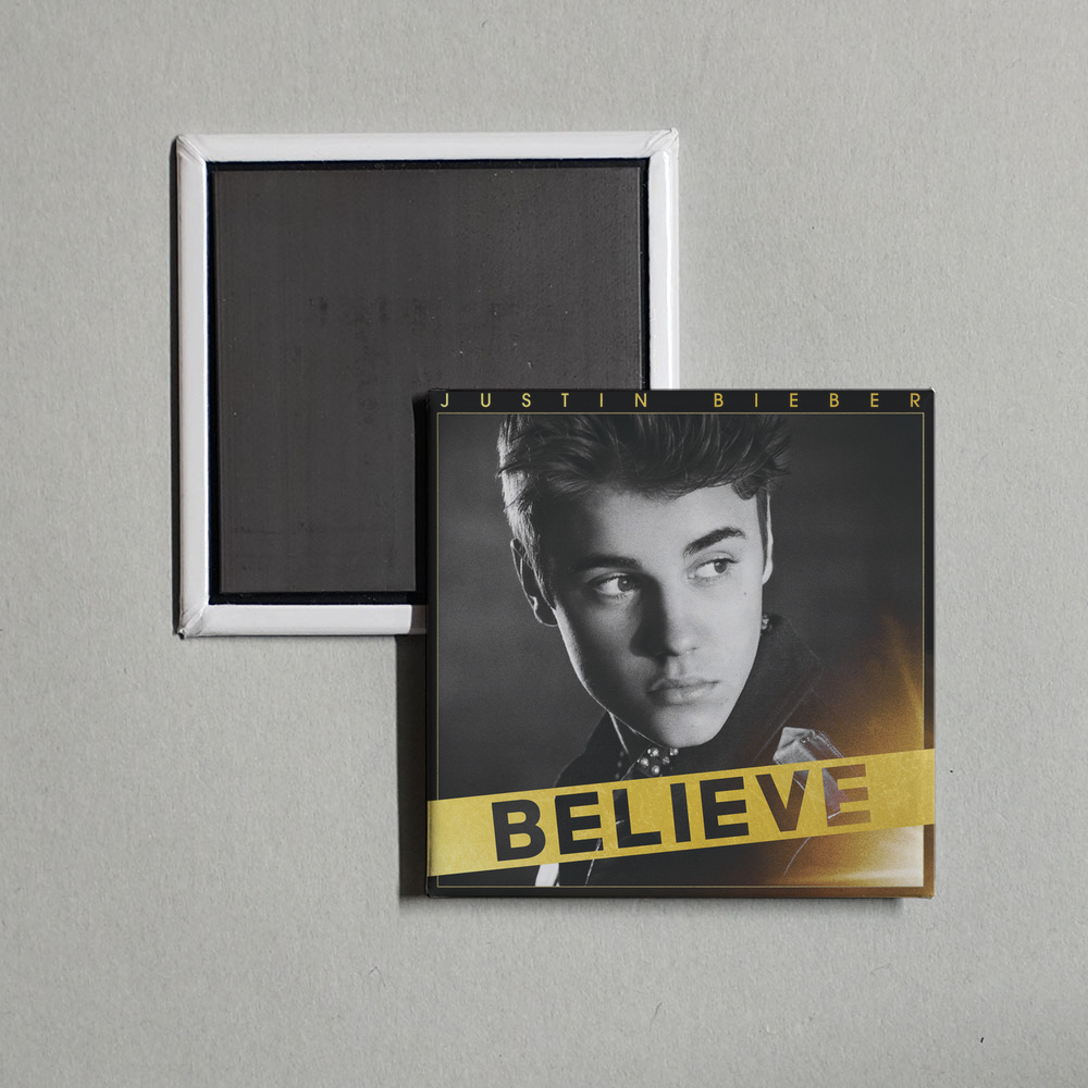 Justin Bieber - Believe Album Cover Fridge Magnet