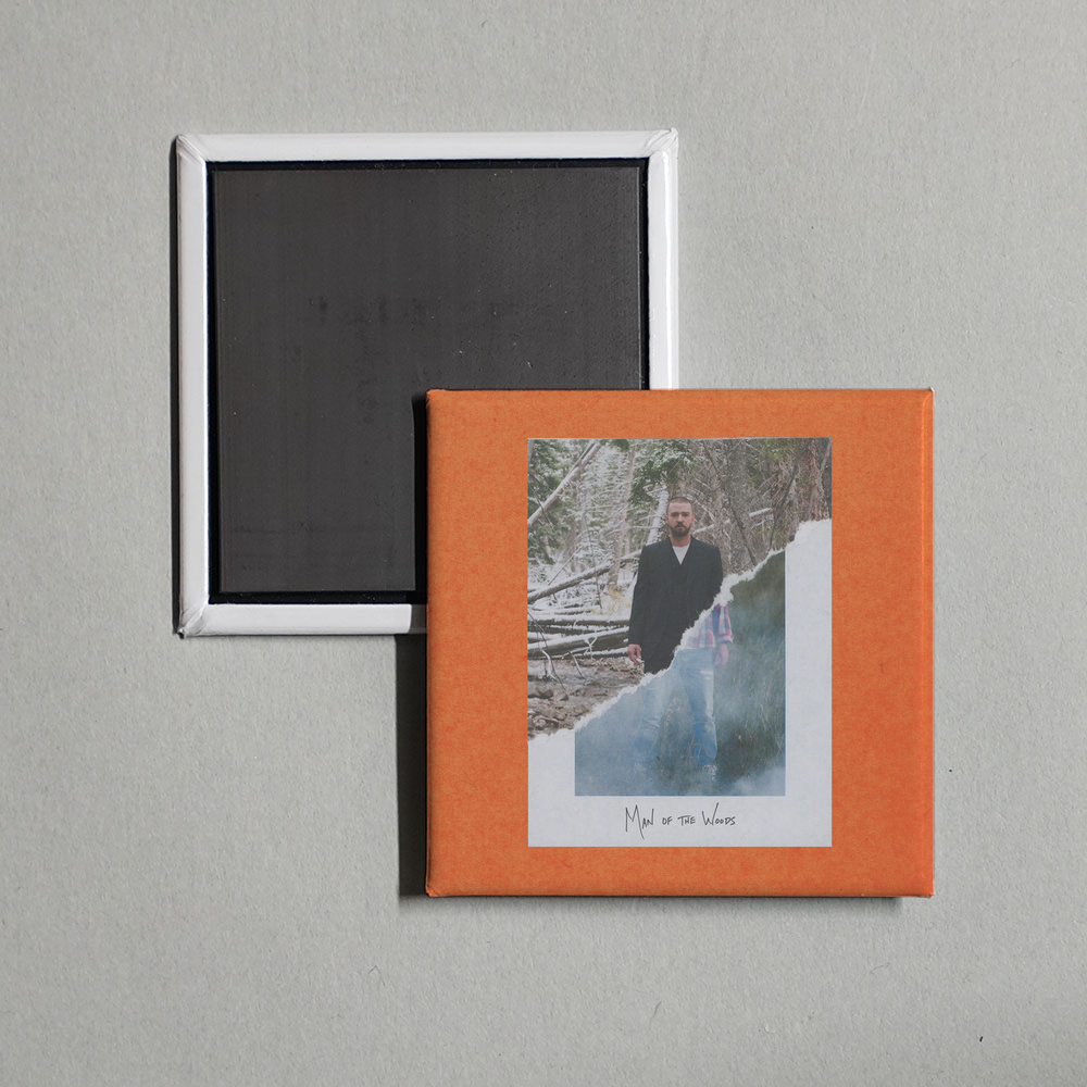 Justin Timberlake - Man of the Woods Album Cover Fridge Magnet