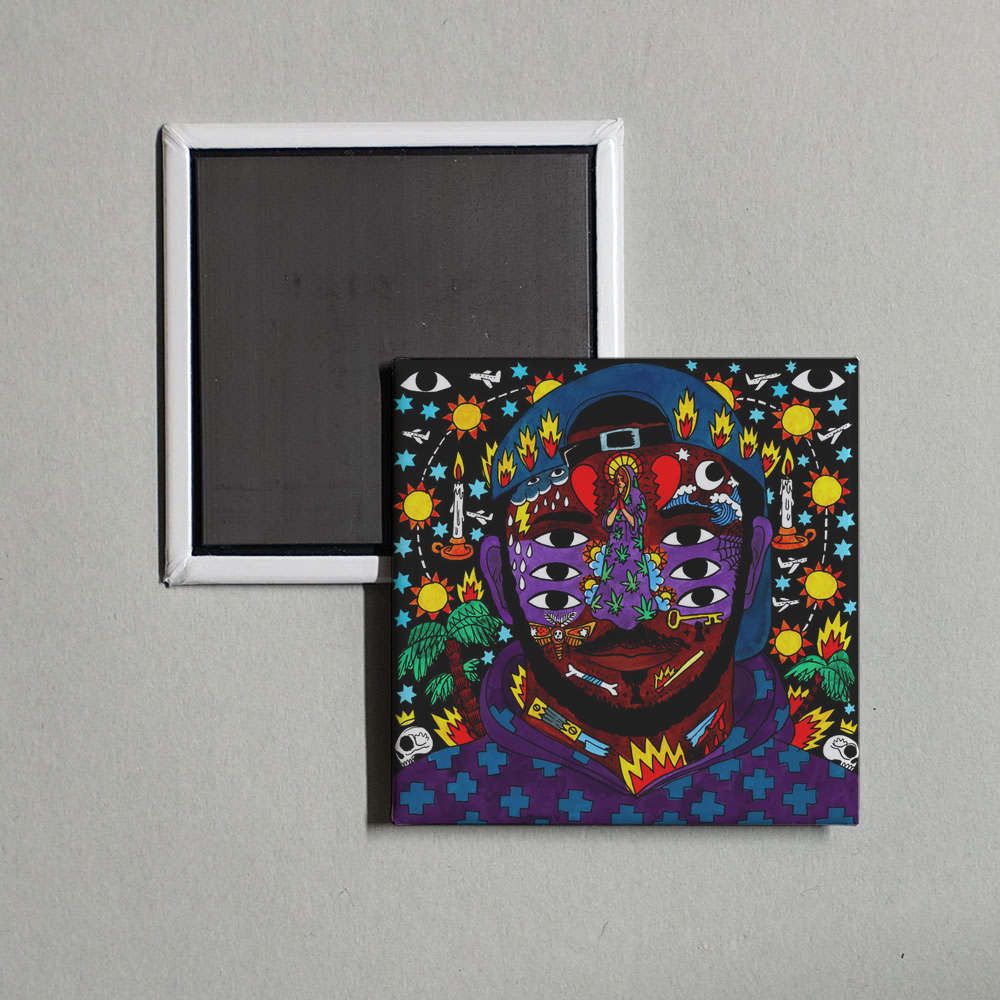 KAYTRANADA - 99.9% Album Cover Fridge Magnet