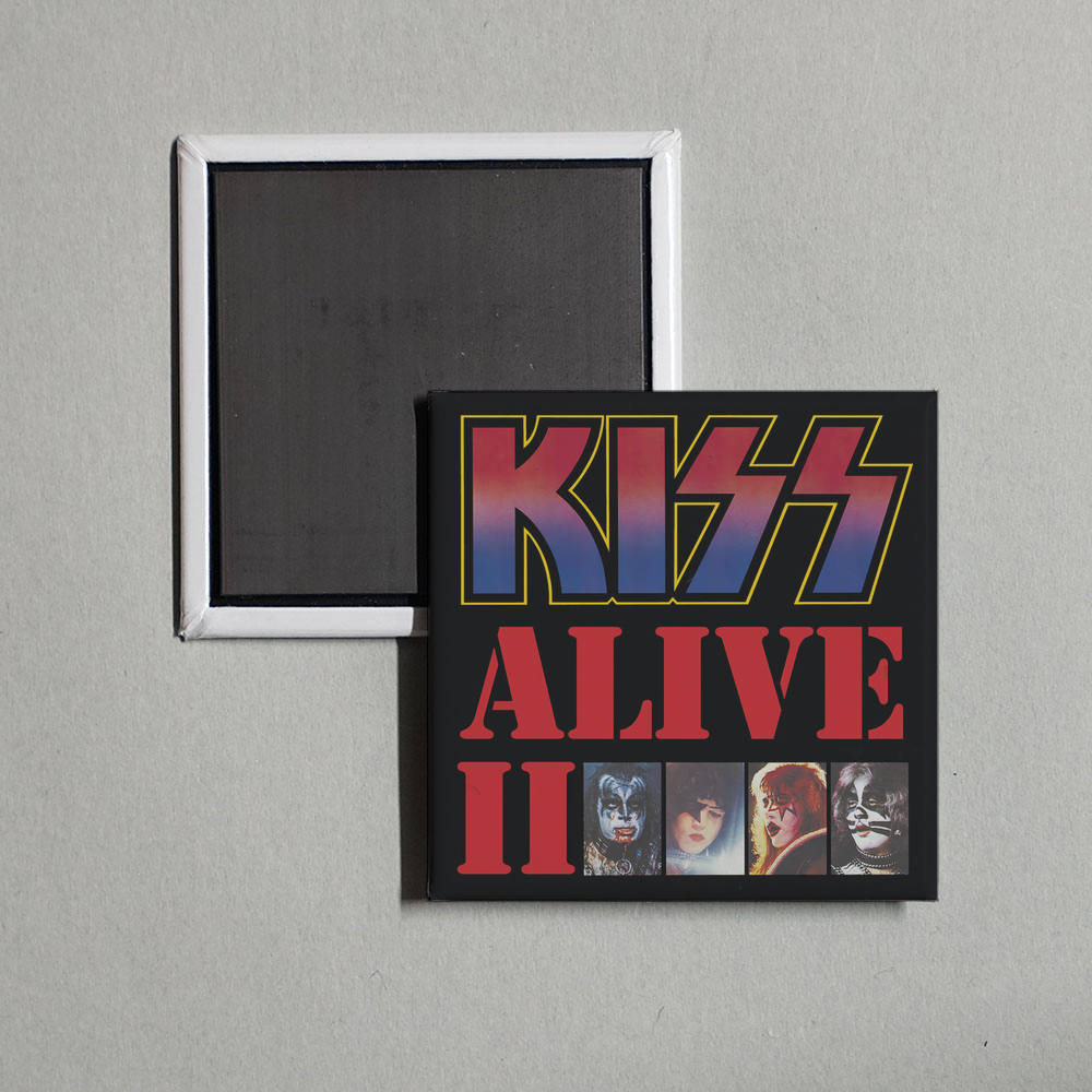 KISS - Alive II Album Cover Fridge Magnet
