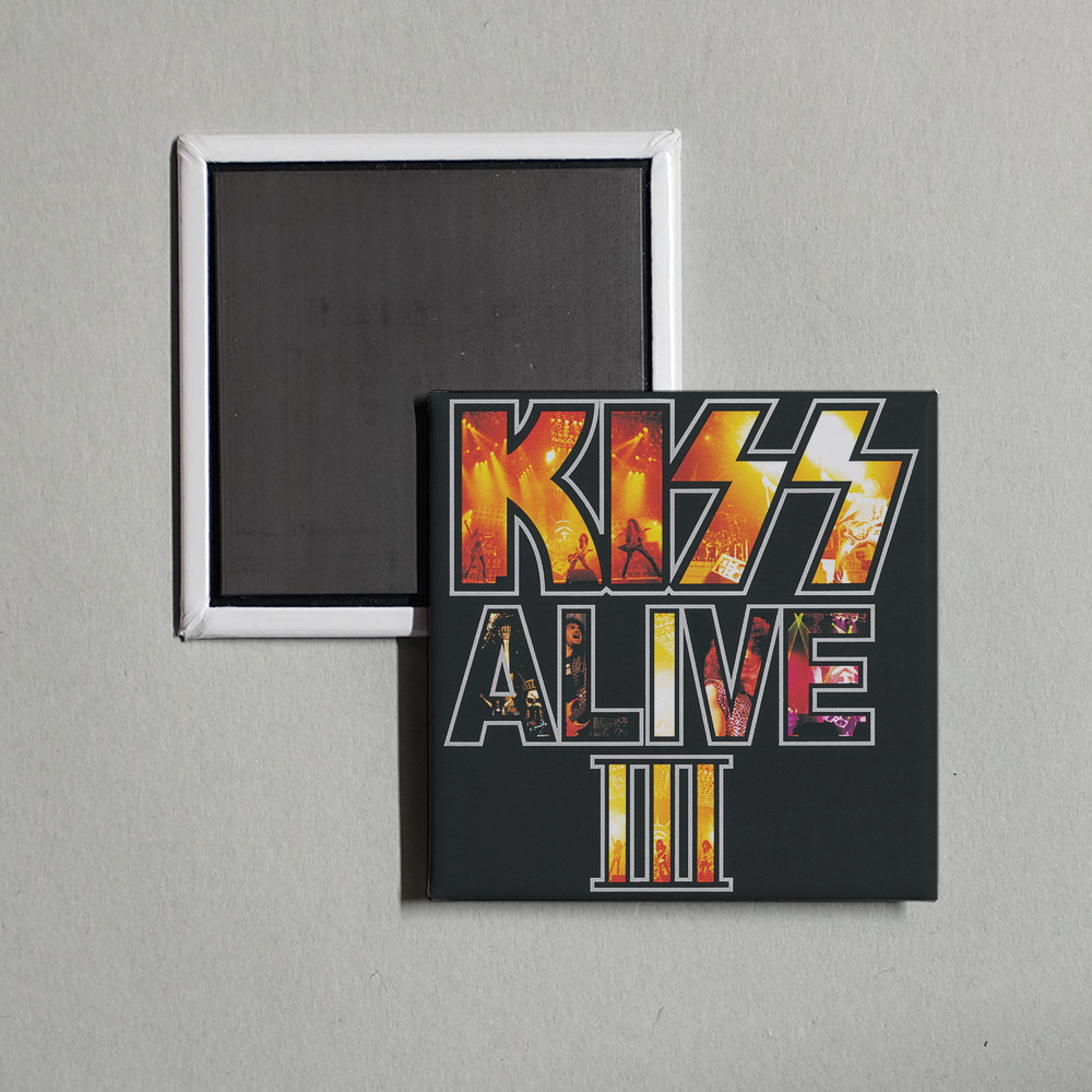 KISS - Alive III Album Cover Fridge Magnet
