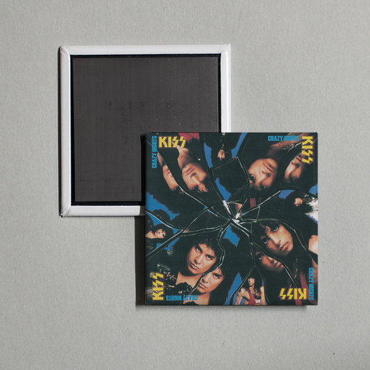 KISS - Crazy Nights Album Cover Fridge Magnet