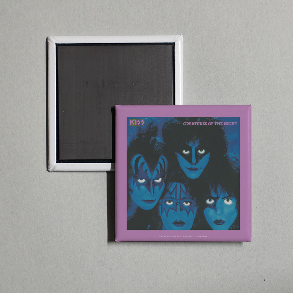 KISS - Creatures Of The Night (40th Anniversary  Super Deluxe) Album Cover Fridge Magnet