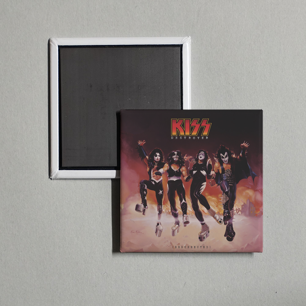 KISS - Destroyer (Resurrected) Album Cover Fridge Magnet