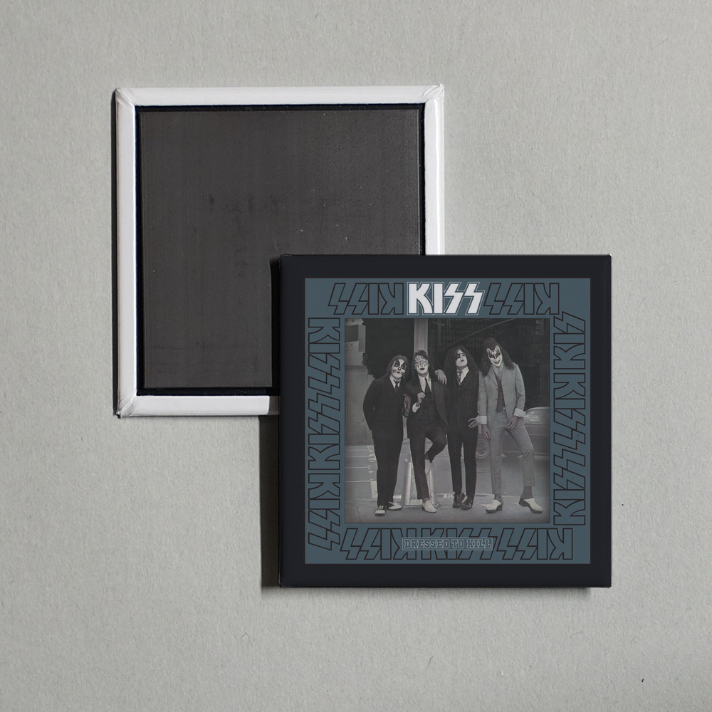 KISS - Dressed To Kill Album Cover Fridge Magnet