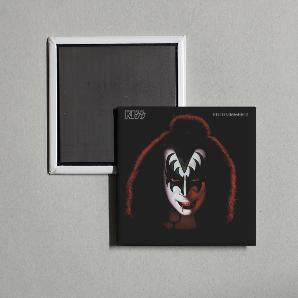 KISS - Gene Simmons Solo Album Cover Fridge Magnet