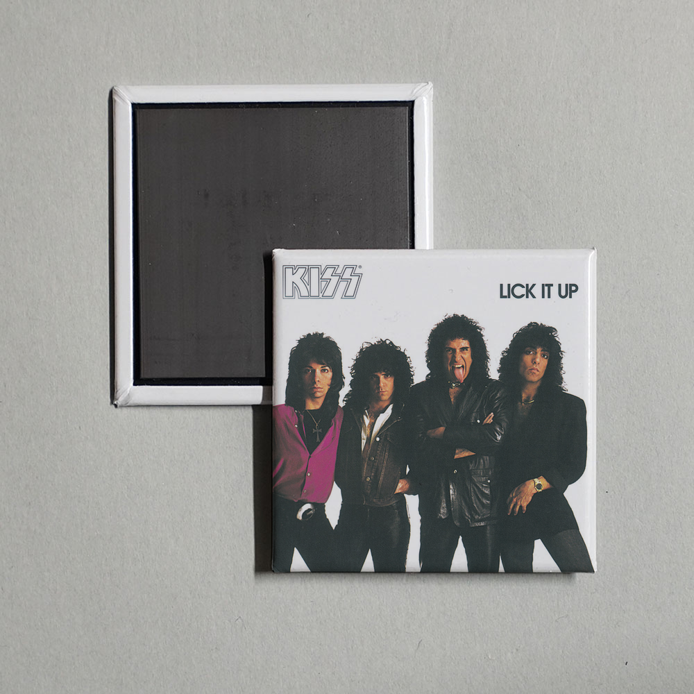 KISS - Lick It Up Album Cover Fridge Magnet