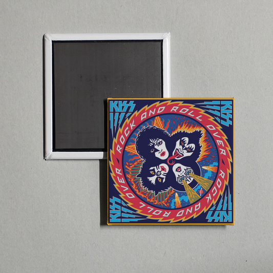 KISS - Rock And Roll Over Album Cover Fridge Magnet