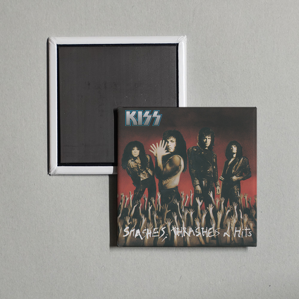 KISS - Smashes Thrashes & Hits Album Cover Fridge Magnet