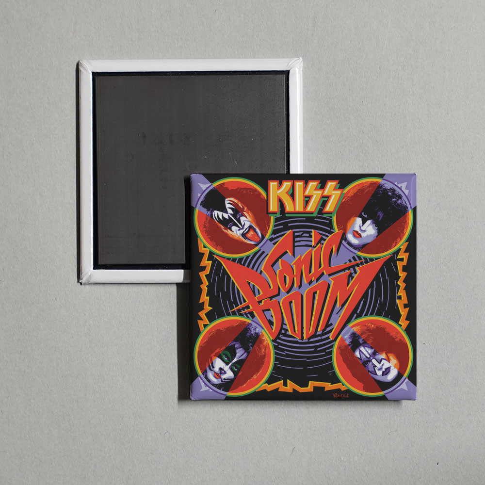 KISS - Sonic Boom Album Cover Fridge Magnet