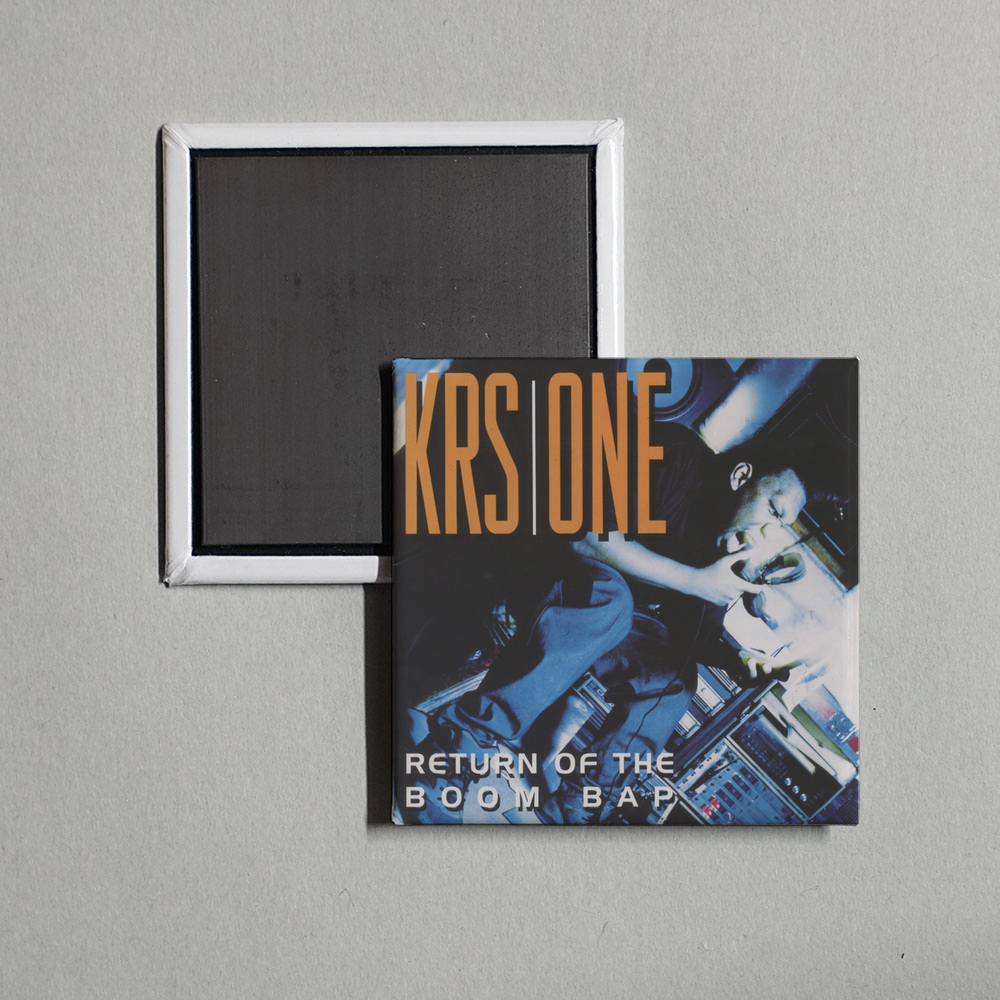 KRS-One - Return of the Boom Bap Album Cover Fridge Magnet