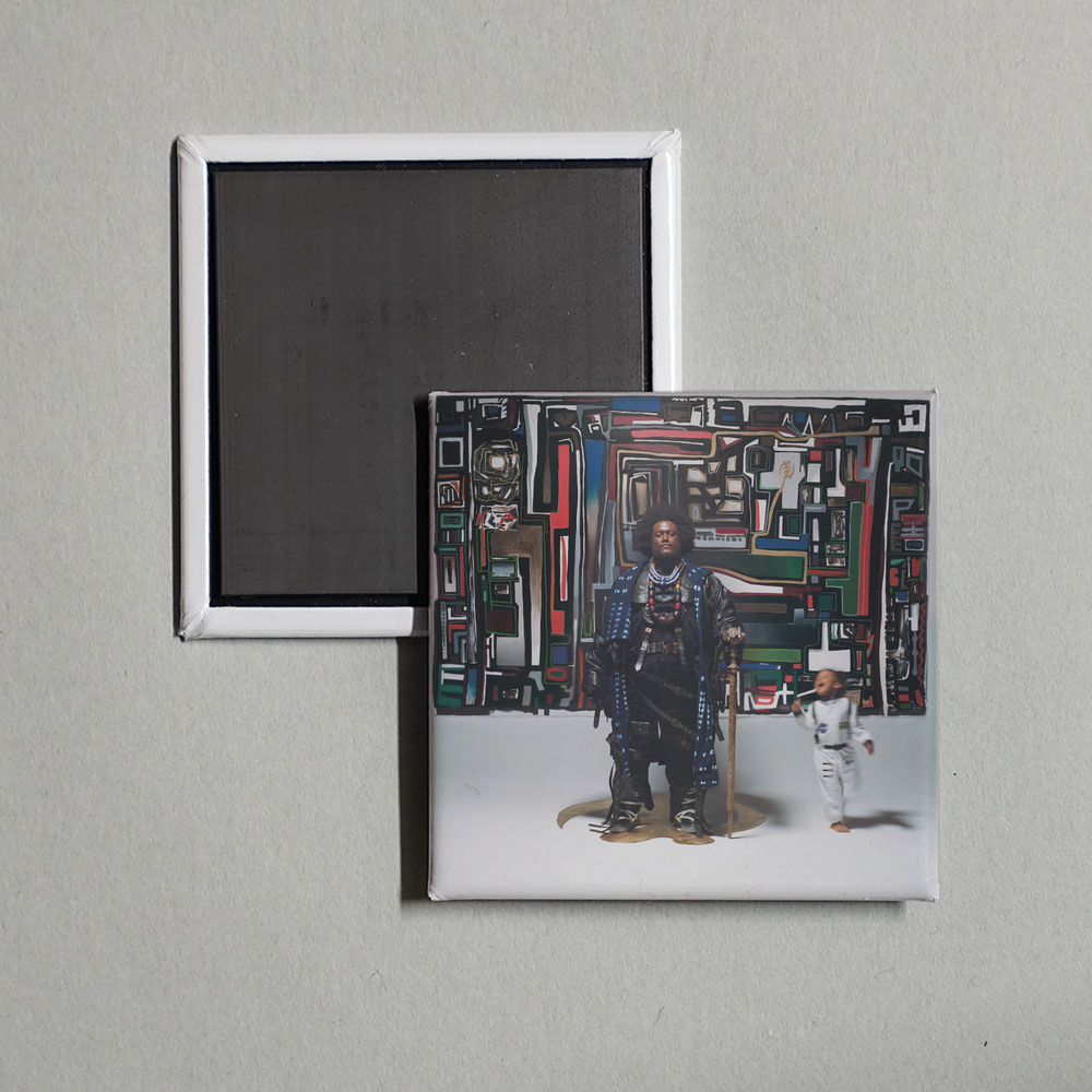 Kamasi Washington - Fearless Movement Album Cover Fridge Magnet