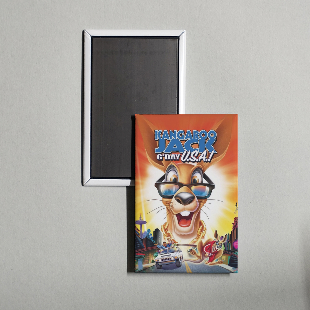 Kangaroo Jack G'Day, U.S.A.! Mini Movie Fridge Magnet