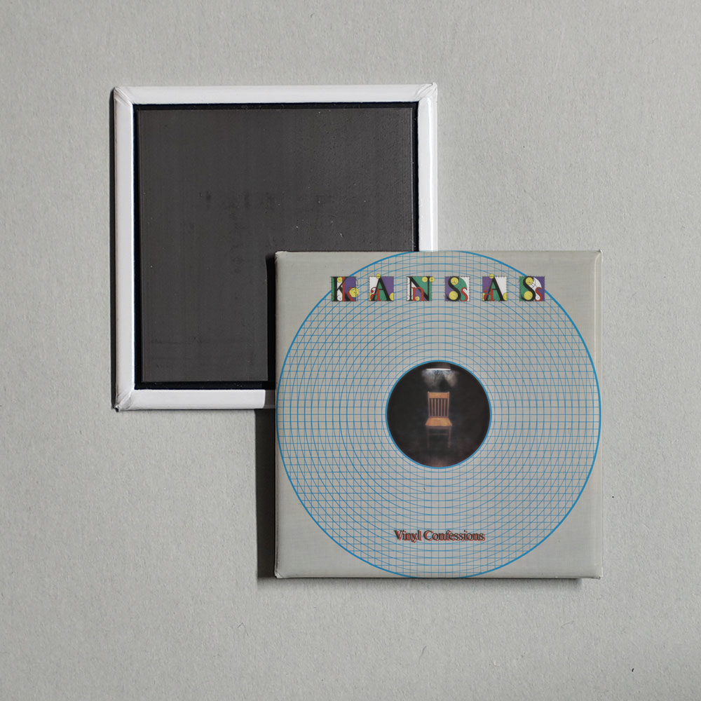 Kansas - Vinyl Confessions Album Cover Fridge Magnet