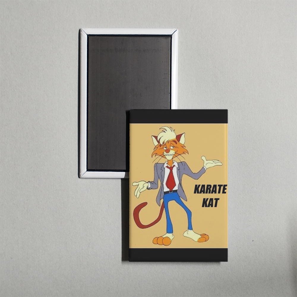 Karate Kat TV Show Fridge Magnet