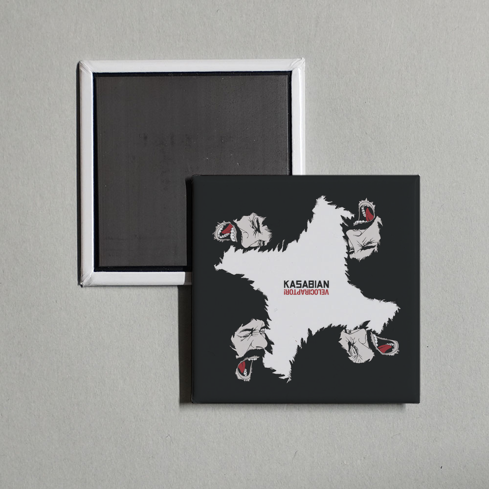 Kasabian - Velociraptor! Album Cover Fridge Magnet