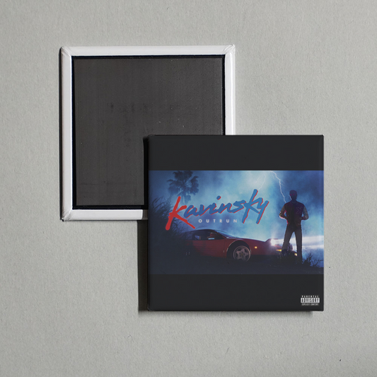 Kavinsky - OutRun Album Cover Fridge Magnet