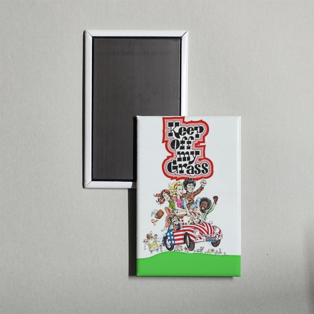 Keep Off My Grass! Mini Movie Fridge Magnet