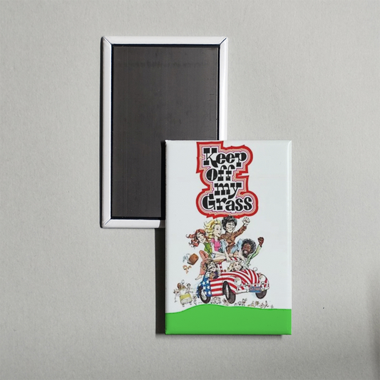 Keep Off My Grass! Mini Movie Fridge Magnet