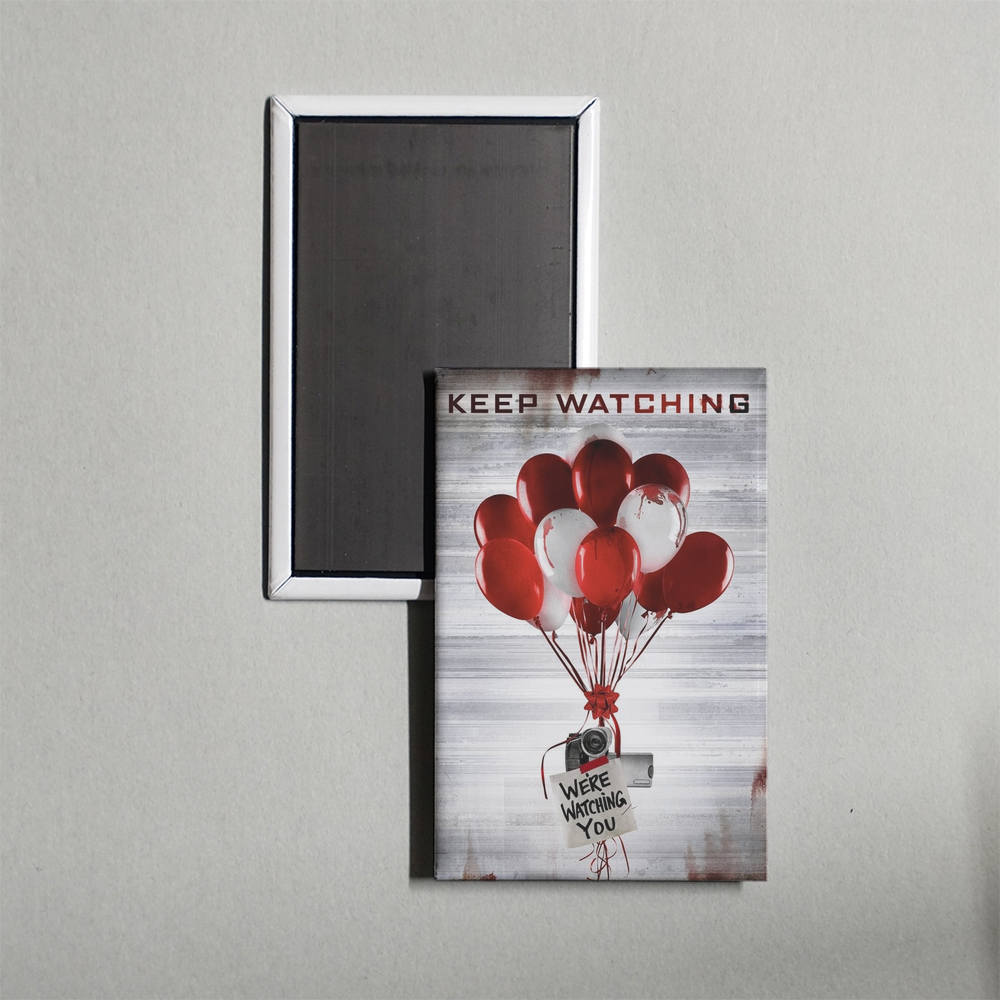 Keep Watching Mini Movie Fridge Magnet