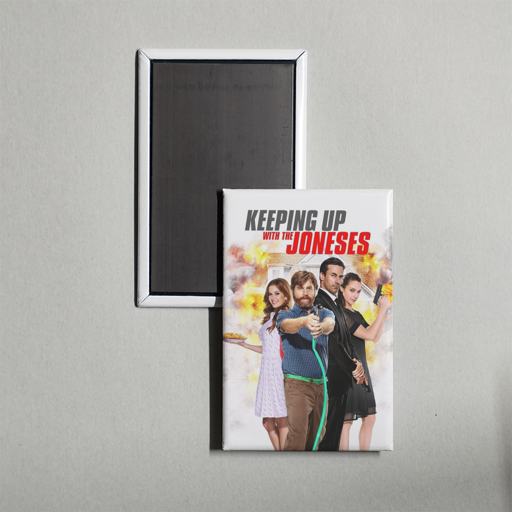 Keeping Up with the Joneses Mini Movie Fridge Magnet