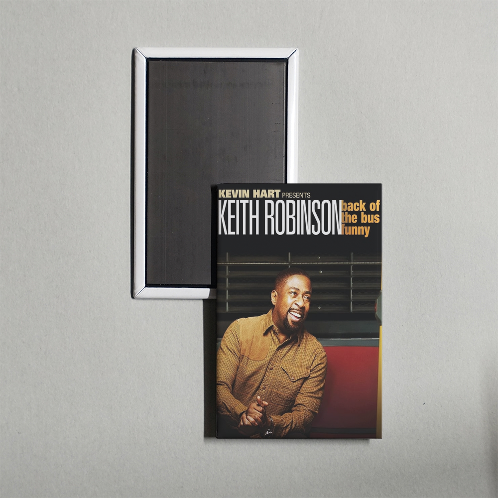 Keith Robinson Back of the Bus Funny Mini Movie Fridge Magnet