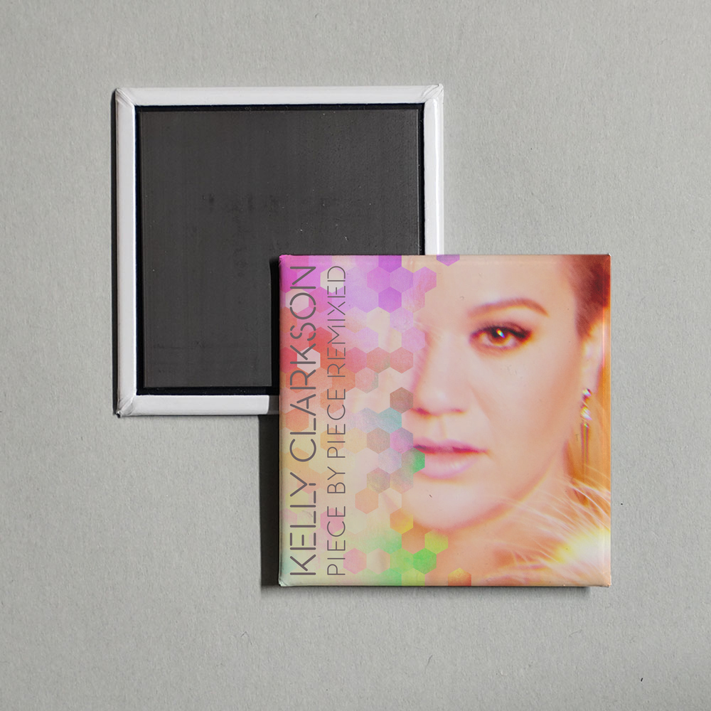 Kelly Clarkson - Piece By Piece Remixed Album Cover Fridge Magnet
