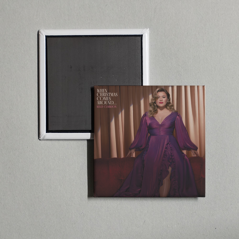 Kelly Clarkson - When Christmas Comes Around... Album Cover Fridge Magnet