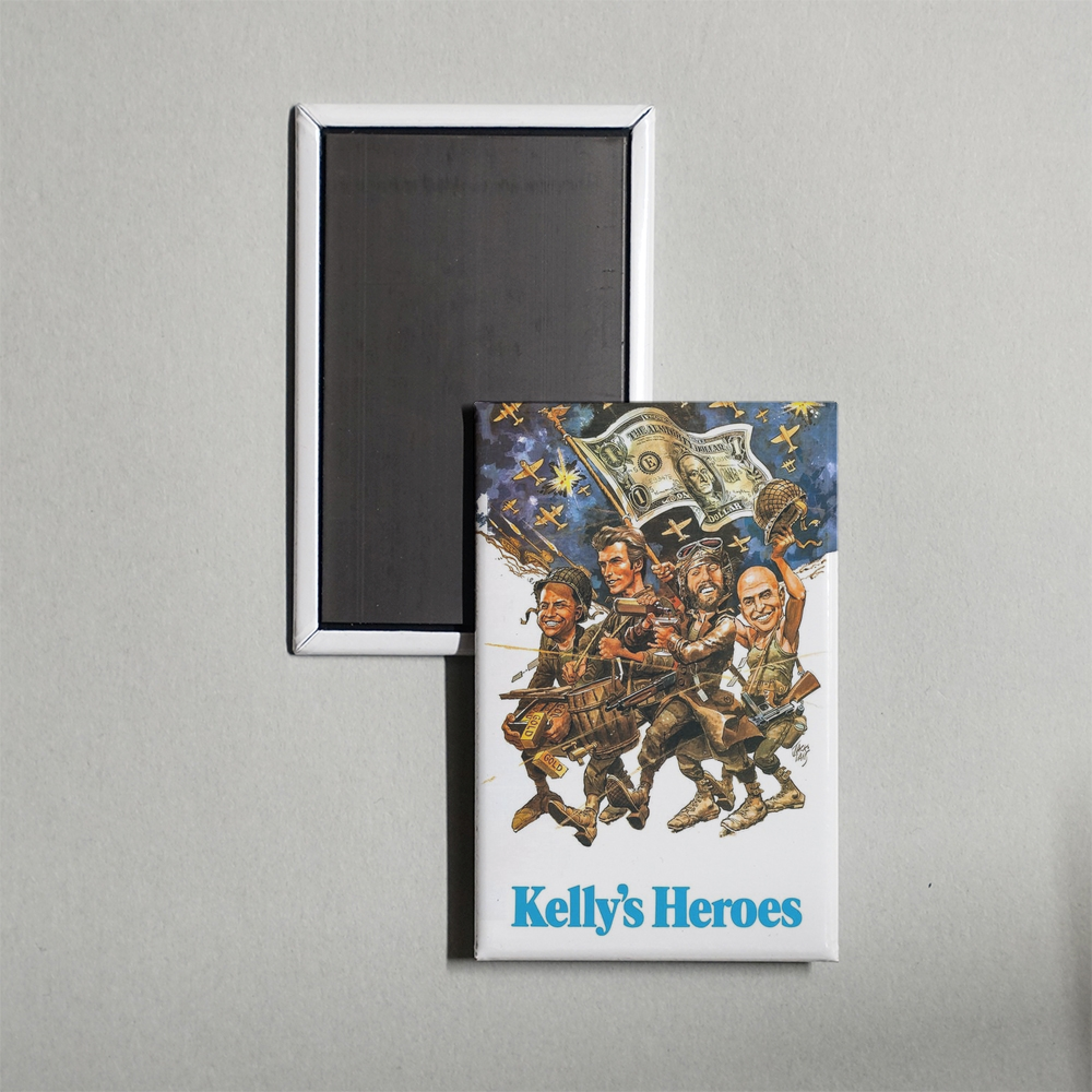 Kelly's Heroes Mini Movie Fridge Magnet