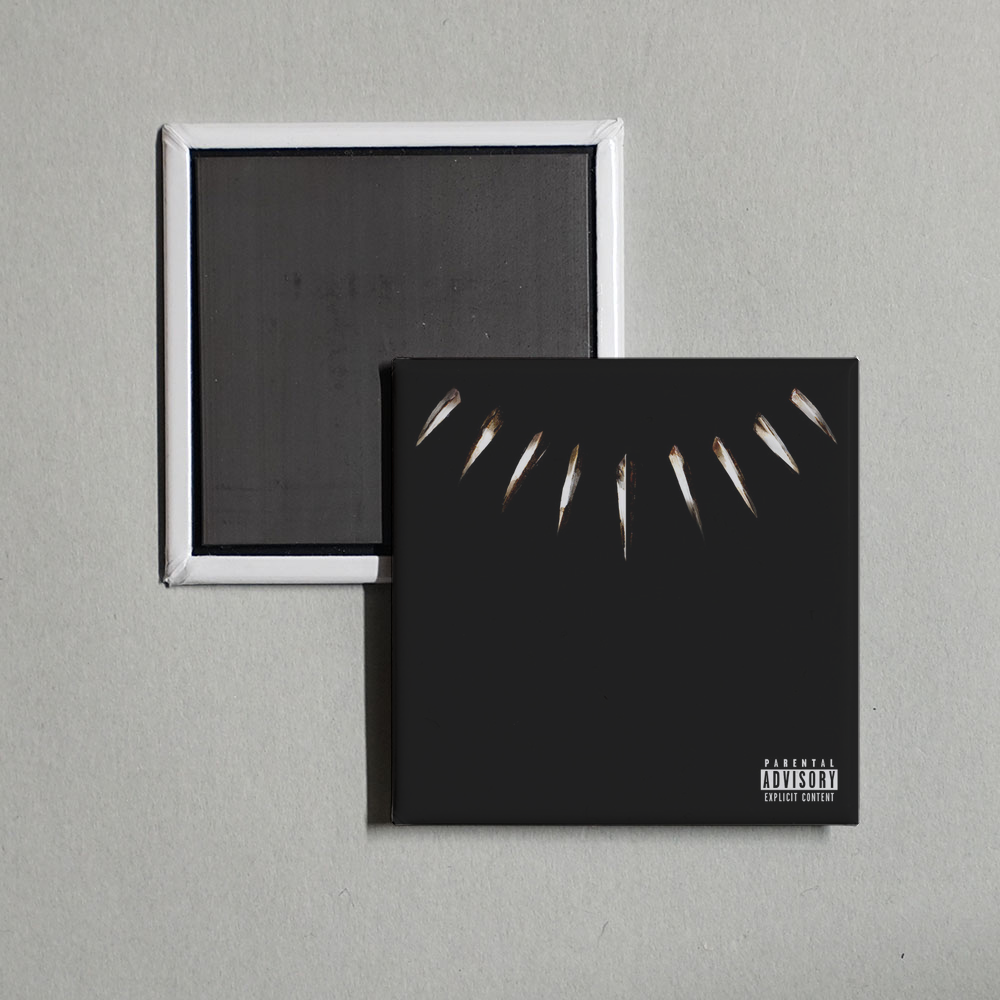 Kendrick Lamar - Black Panther The Album Music From And Inspired By Album Cover Fridge Magnet
