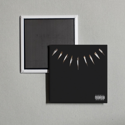 Kendrick Lamar - Black Panther The Album Music From And Inspired By Album Cover Fridge Magnet
