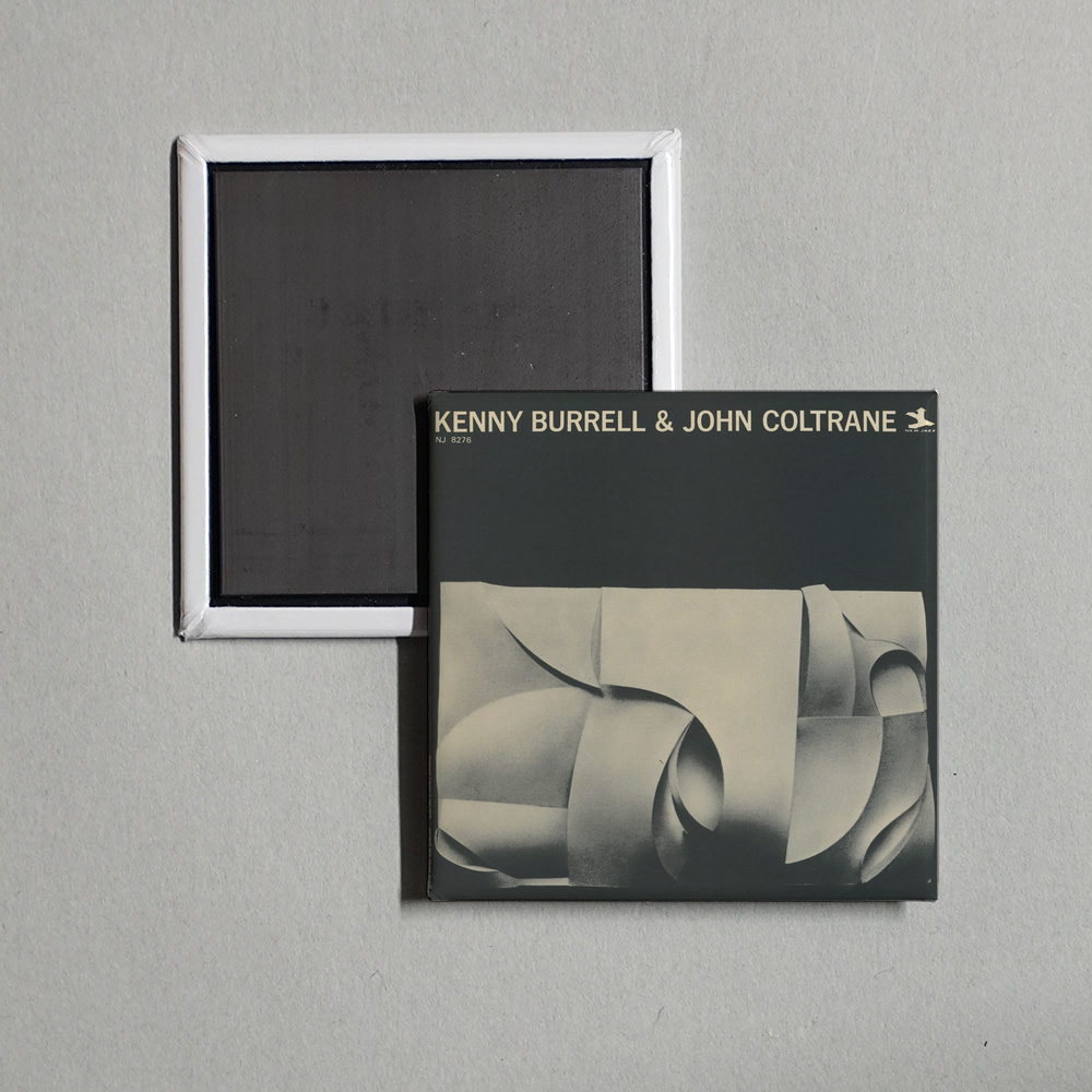 Kenny Burrell - Kenny Burrell & John Coltrane Album Cover Fridge Magnet
