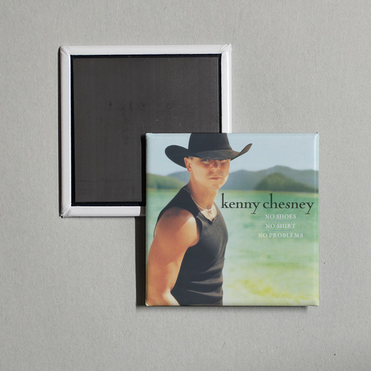 Kenny Chesney - No Shoes, No Shirt, No Problems Album Cover Fridge Magnet