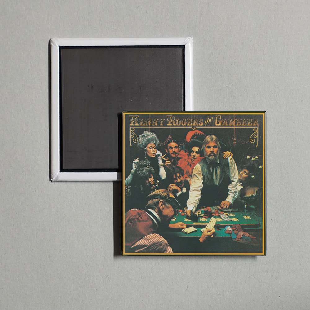 Kenny Rogers - The Gambler Album Cover Fridge Magnet