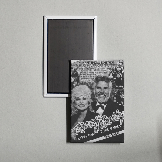 Kenny & Dolly A Christmas to Remember Mini Movie Fridge Magnet