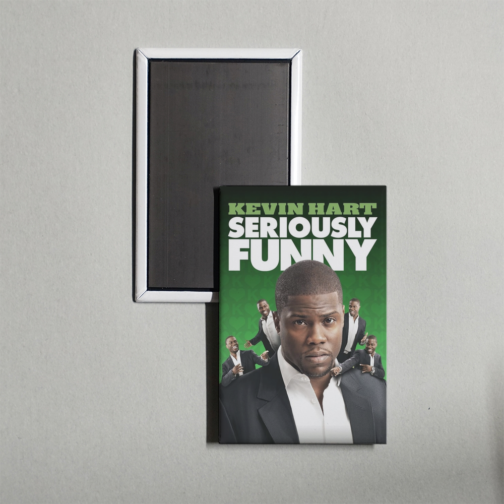 Kevin Hart Seriously Funny Mini Movie Fridge Magnet