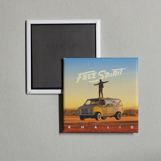 Khalid - Free Spirit Album Cover Fridge Magnet