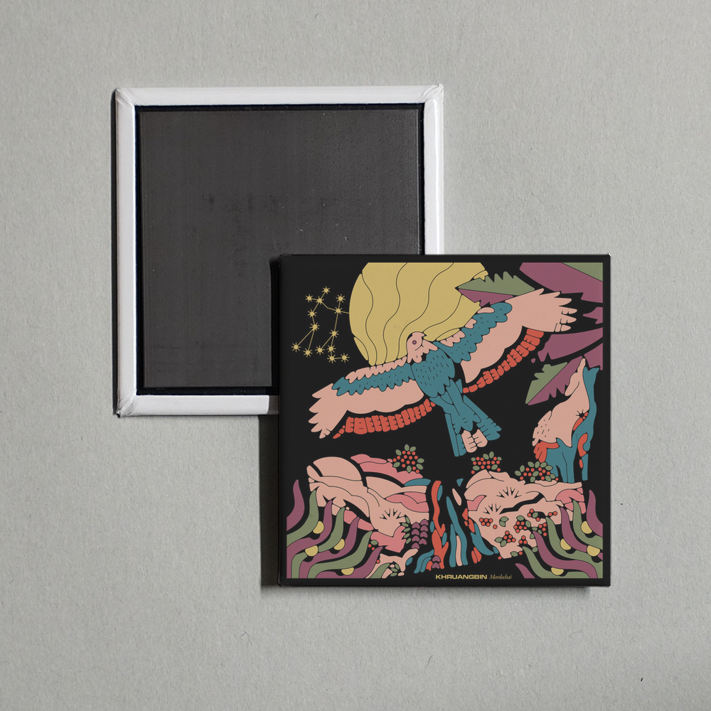Khruangbin - Mordechai Album Cover Fridge Magnet