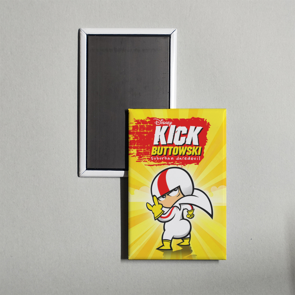 Kick Buttowski Suburban Daredevil TV Show Fridge Magnet