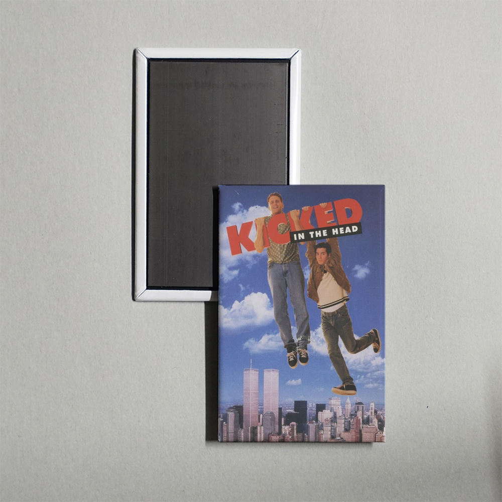 Kicked in the Head Mini Movie Fridge Magnet