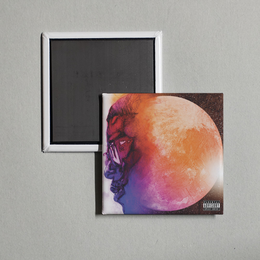 Kid Cudi - Man On The Moon The End Of Day (Deluxe) Album Cover Fridge Magnet
