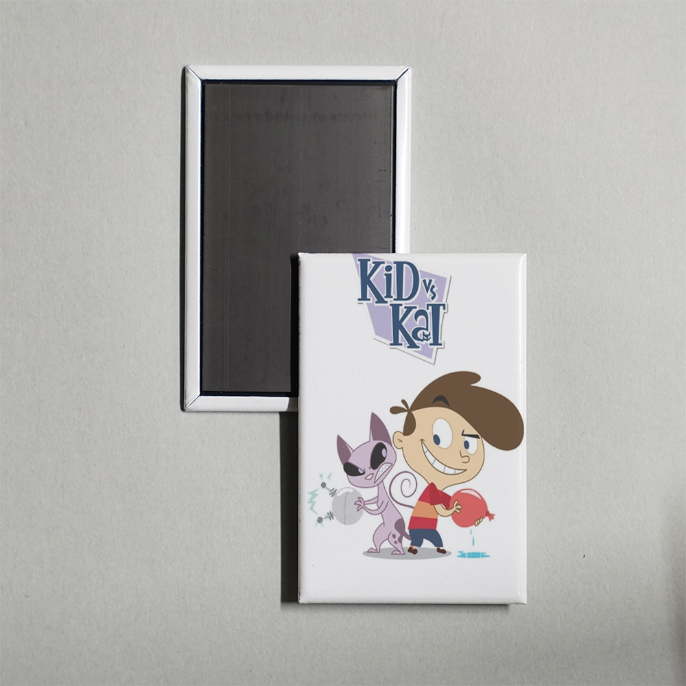Kid vs. Kat TV Show Fridge Magnet