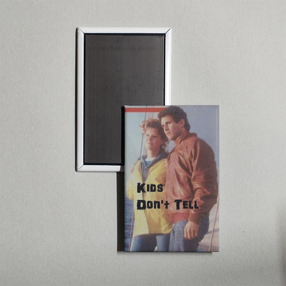 Kids Don't Tell Mini Movie Fridge Magnet