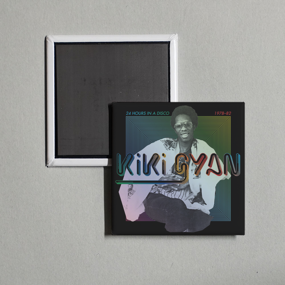 Kiki Gyan - 24 Hours in a Disco 1978-82 Album Cover Fridge Magnet