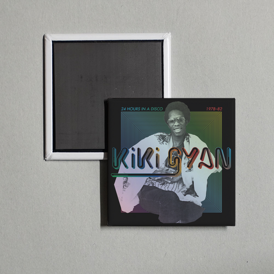 Kiki Gyan - 24 Hours in a Disco 1978-82 Album Cover Fridge Magnet