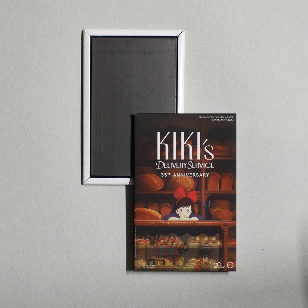 Kiki's Delivery Service 35th Anniversary Mini Movie Fridge Magnet