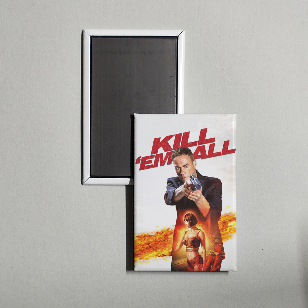 Kill 'em All Mini Movie Fridge Magnet