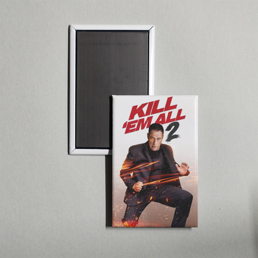 Kill 'em All 2 Mini Movie Fridge Magnet